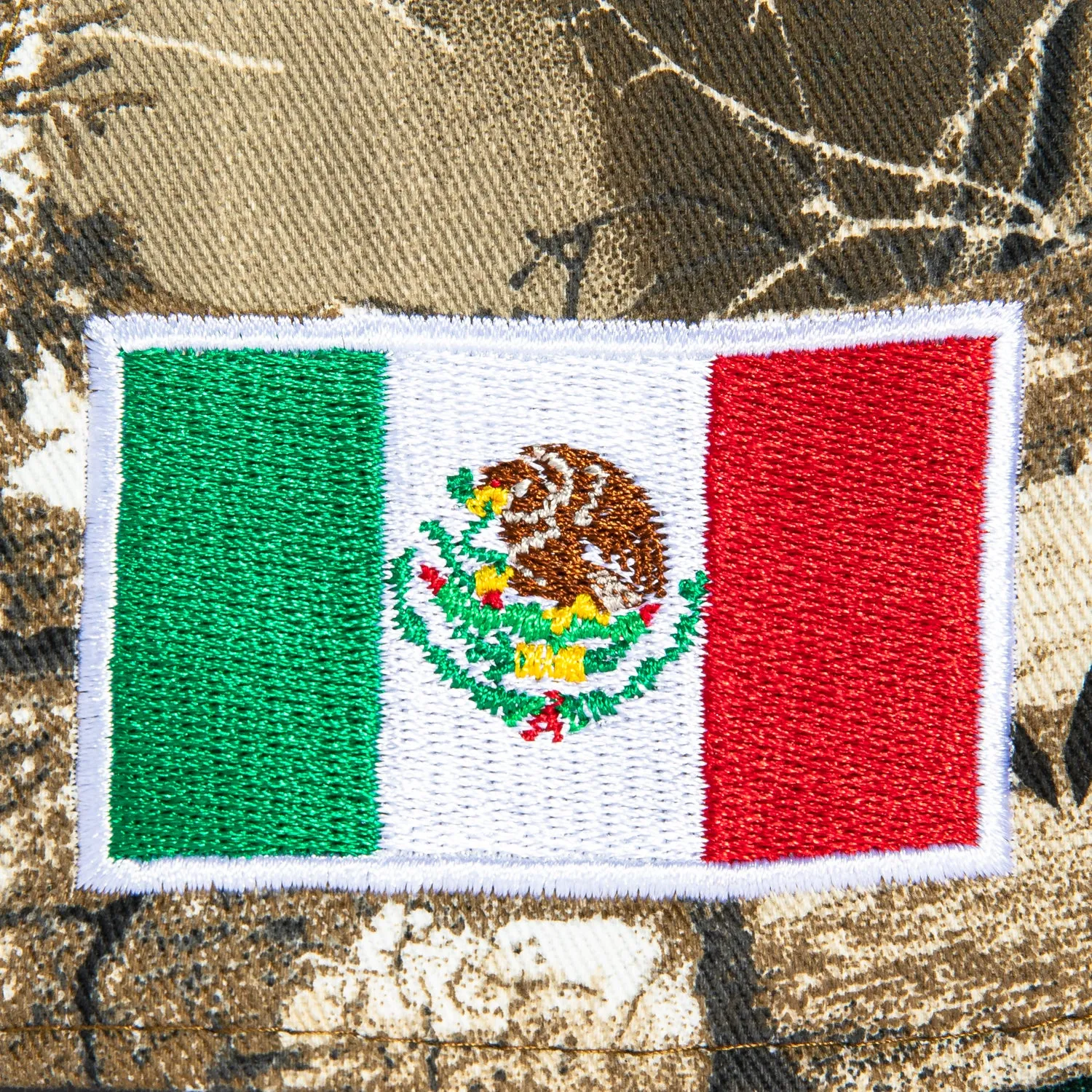 New Era 9Forty A-Frame Mexico World Baseball Classic Mexico Flag Patch Snapback Hat - Realtree, Green sold by Hat Club product image thumbnail 4