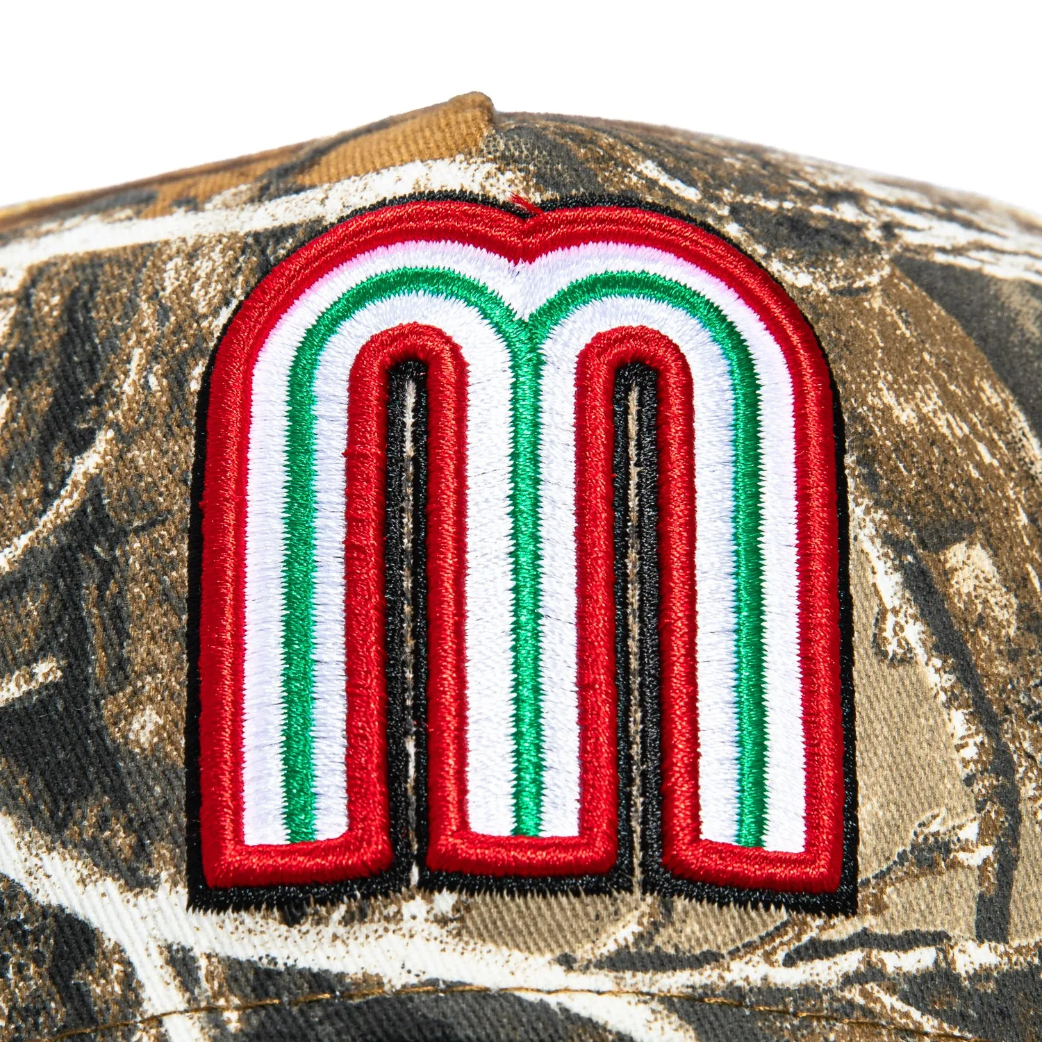 New Era 9Forty A-Frame Mexico World Baseball Classic Mexico Flag Patch Snapback Hat - Realtree, Green sold by Hat Club product image thumbnail 3