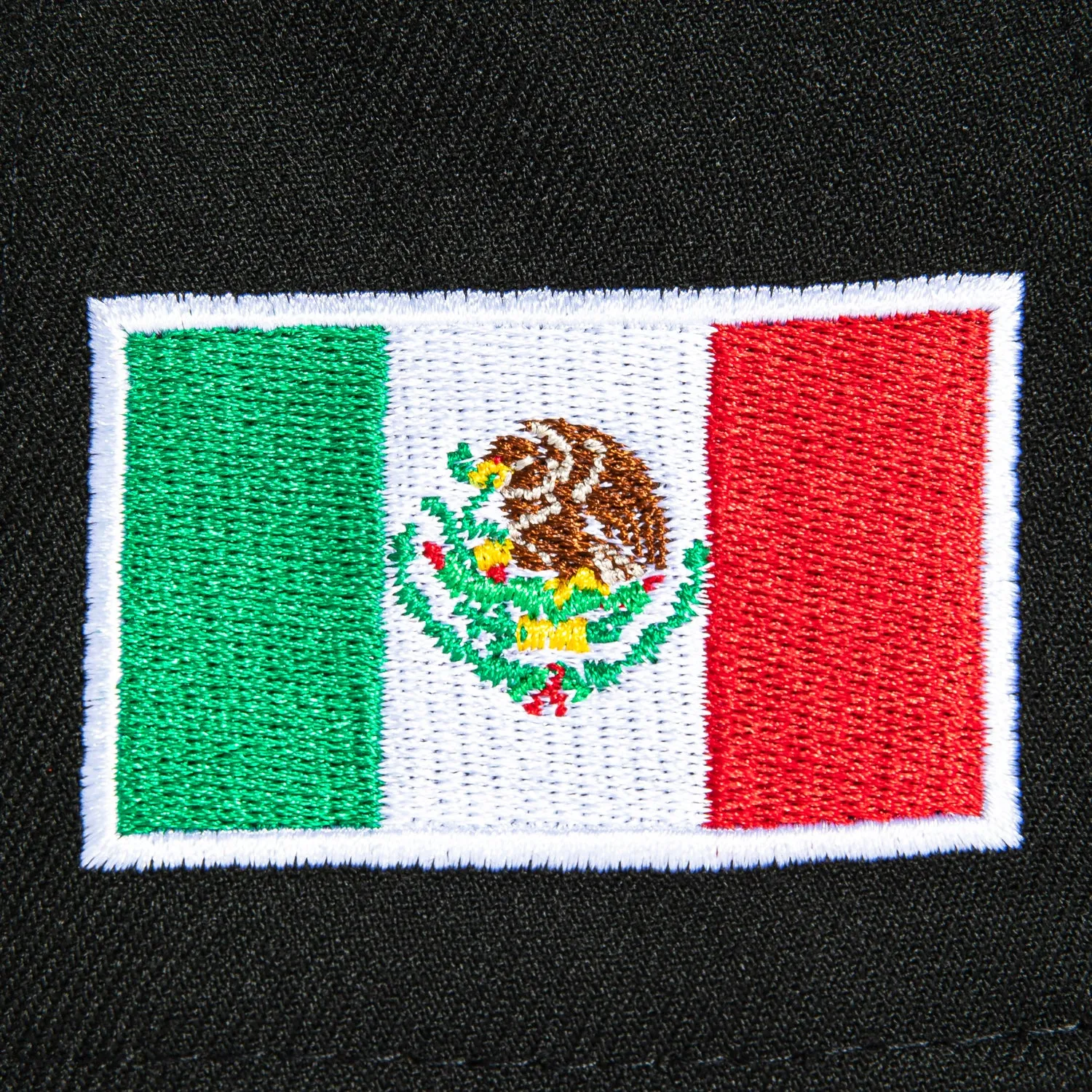 New Era 9Forty A-Frame Mexico World Baseball Classic Mexico Flag Patch Snapback Hat - Black, Green sold by Hat Club product image thumbnail 4