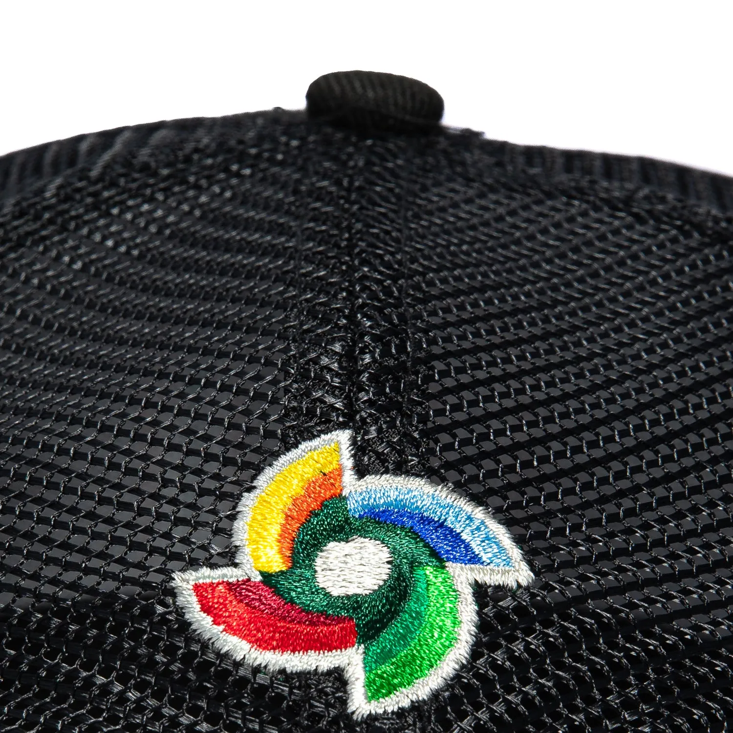 New Era 9Forty A-Frame Mexico World Baseball Classic Mexico Flag Patch Trucker Snapback Hat - Black sold by Hat Club product image thumbnail 5