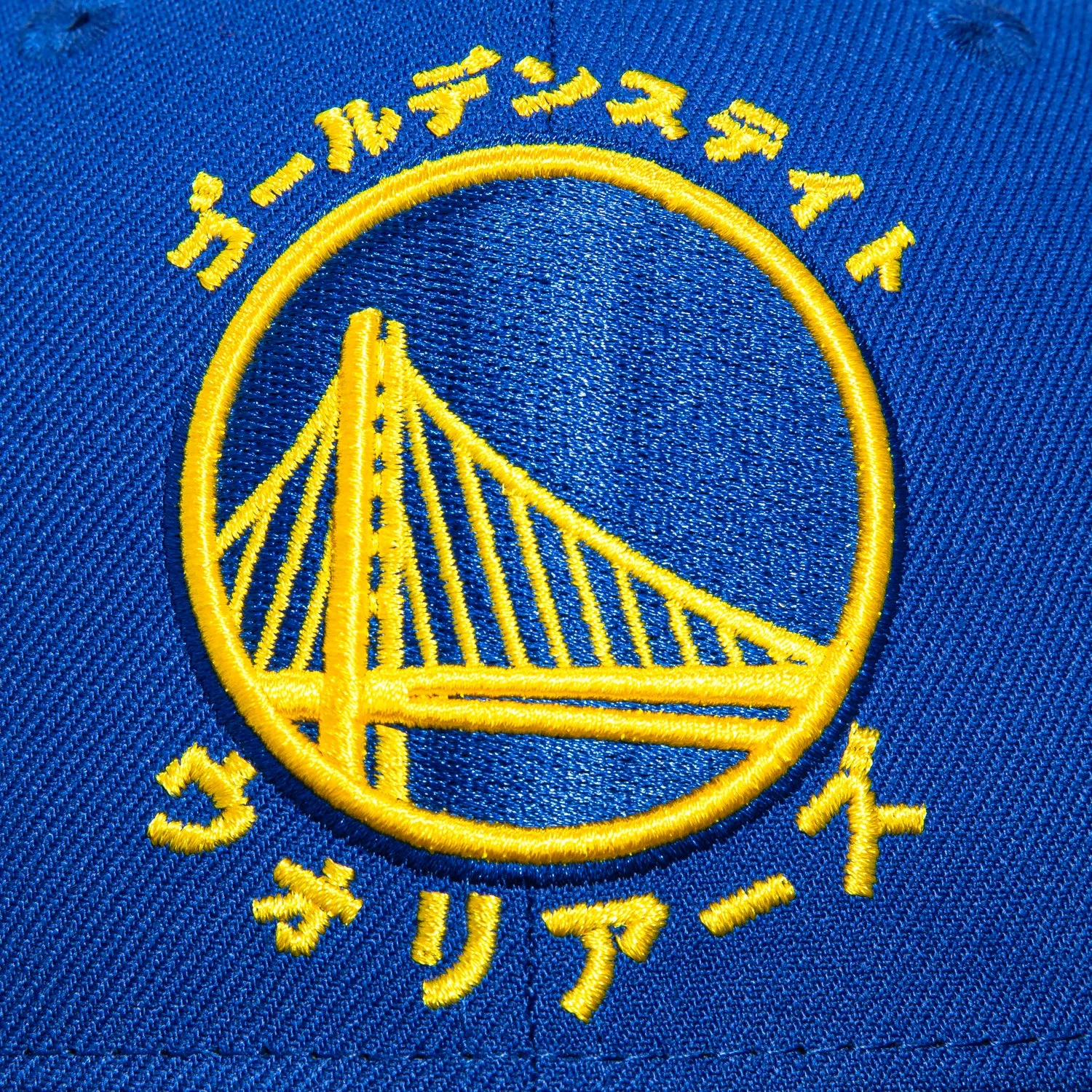 New Era 59Fifty Golden State Warriors Katakana Hat - Royal, Black sold by Hat Club product image thumbnail 4