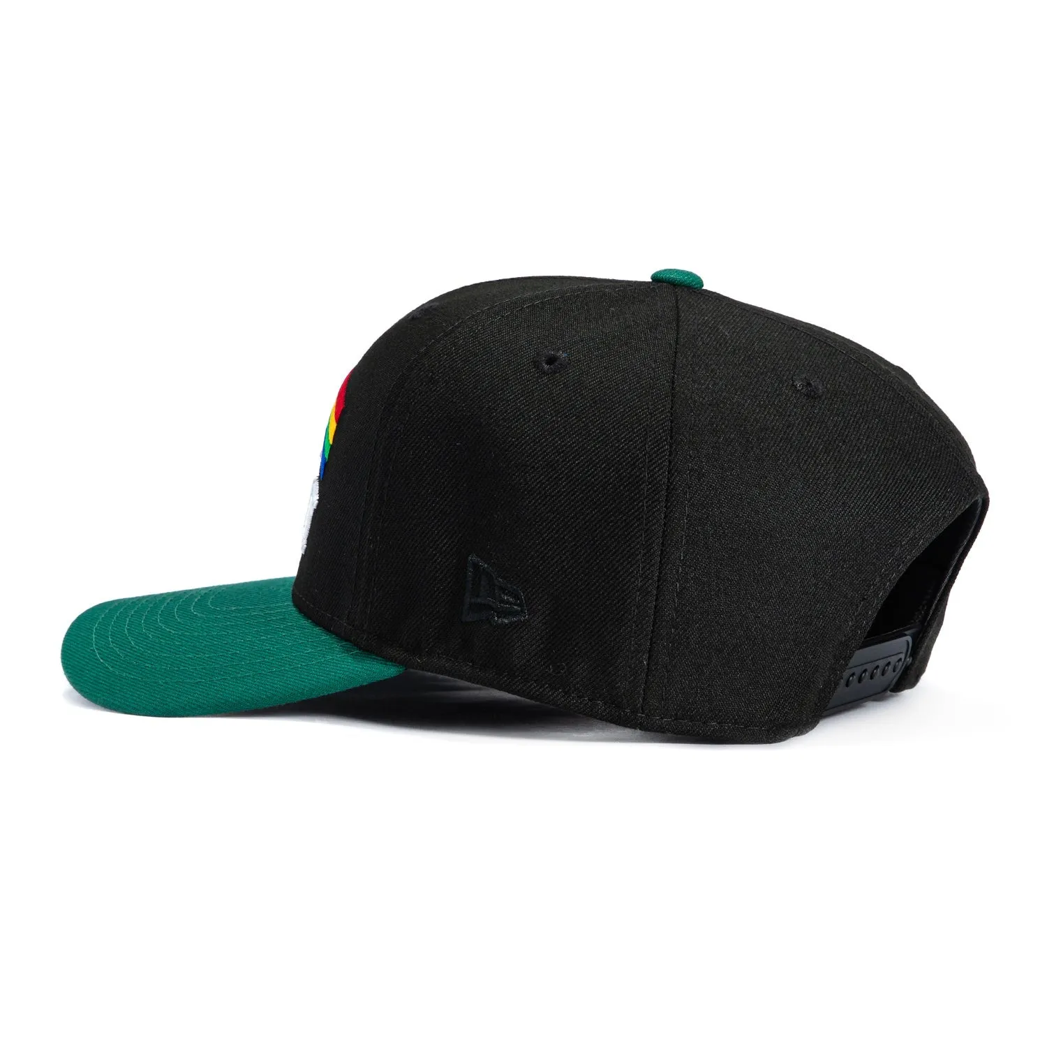 New Era 9Seventy Hawaii Warriors Retro Stretch-Snapback Hat - Black, Green sold by Hat Club product image thumbnail 2