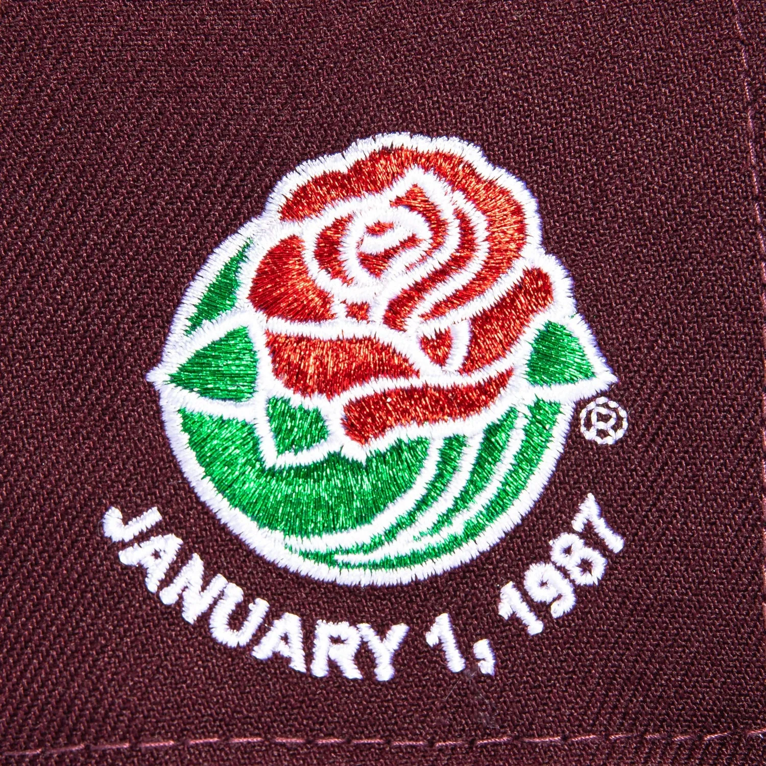 New Era 59Fifty Arizona State Sun Devils 1987 Rose Bowl Patch Sparky Rose Hat - Maroon sold by Hat Club product image thumbnail 5