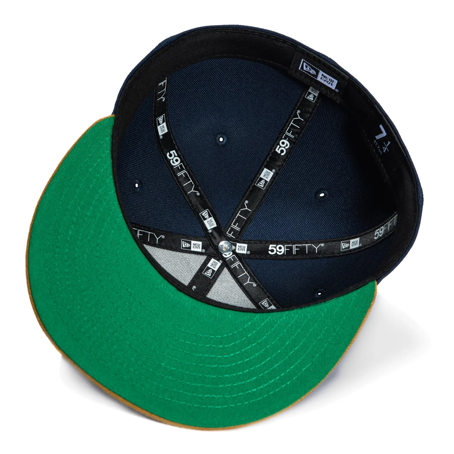 New Era 59Fifty Notre Dame Fighting Irish Shamrock Hat - Navy, Gold sold by Hat Club product image thumbnail 2