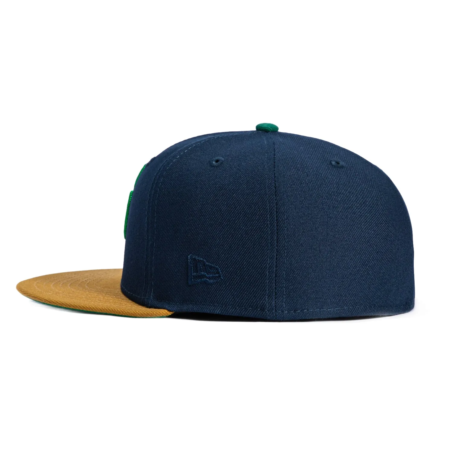 New Era 59Fifty Notre Dame Fighting Irish Shamrock Hat - Navy, Gold sold by Hat Club product image thumbnail 3