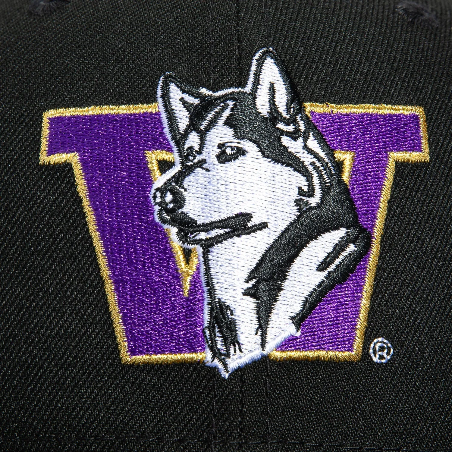New Era 59Fifty Washington Huskies 25th Anniversary Patch Hat - Black sold by Hat Club product image thumbnail 4