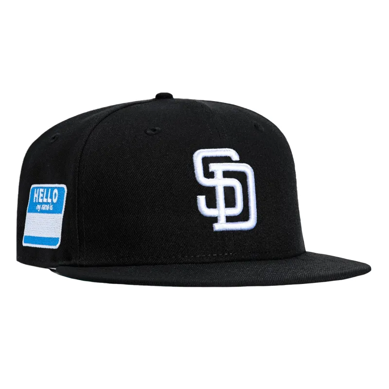 New Era 59Fifty San Diego Padres My Name Is Patch Hat - Black sold by Hat Club