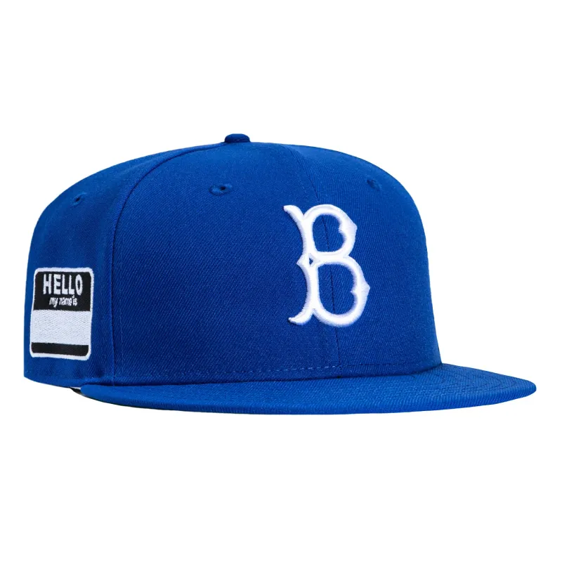 New Era 59Fifty Brooklyn Dodgers My Name Is Patch Hat - Royal sold by Hat Club