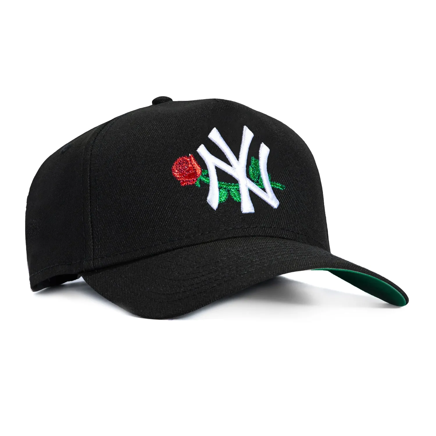 New Era 9Forty A-Frame New York Yankees Rose Snapback Hat - Black sold by Hat Club