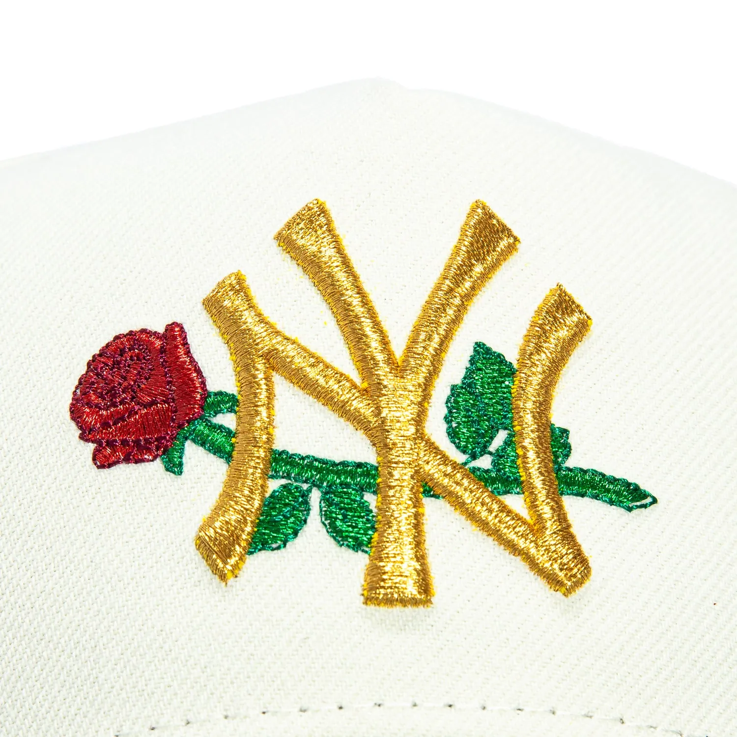 New Era 9Forty A-Frame New York Yankees Rose Snapback Pink UV Hat - White, Green sold by Hat Club product image thumbnail 3