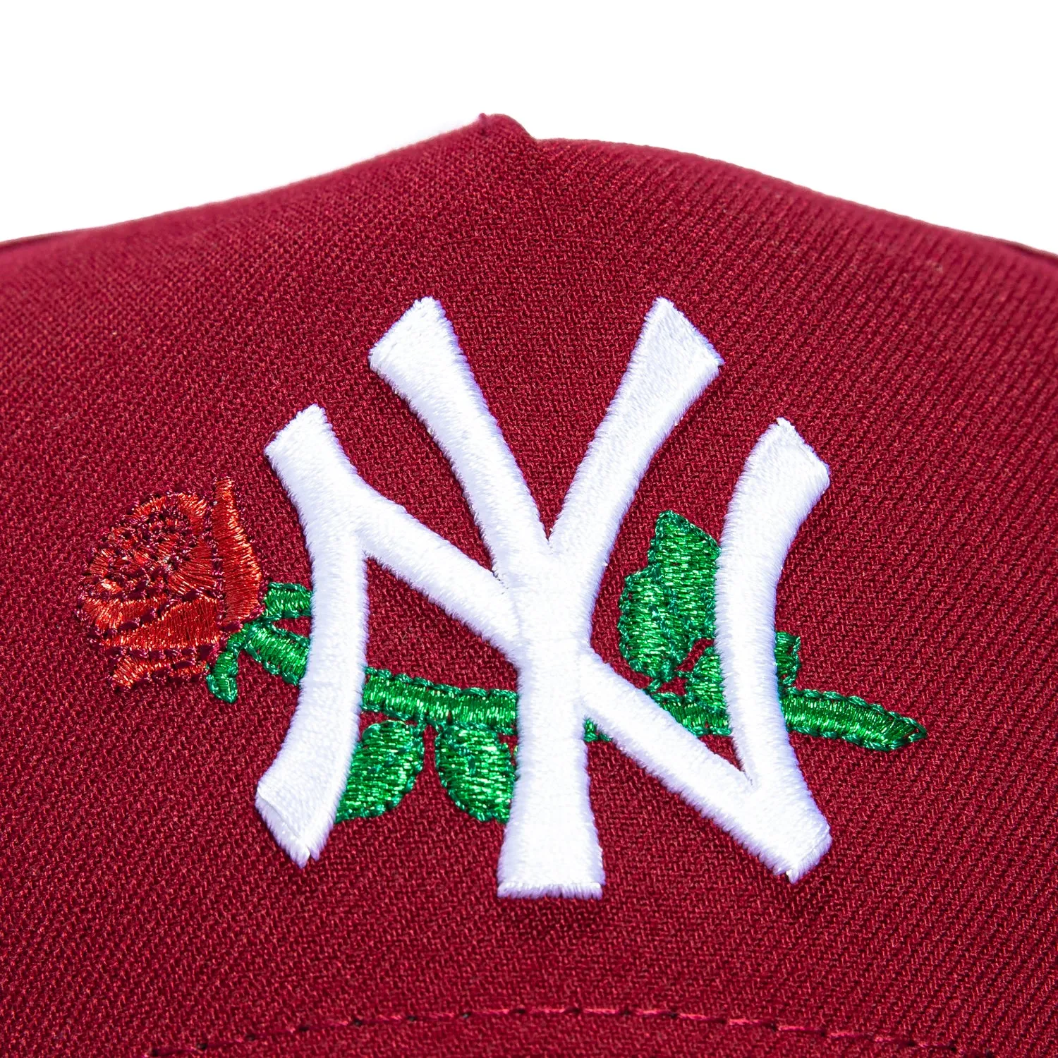 New Era 9Forty A-Frame New York Yankees Rose Snapback Hat - Cardinal sold by Hat Club product image thumbnail 3
