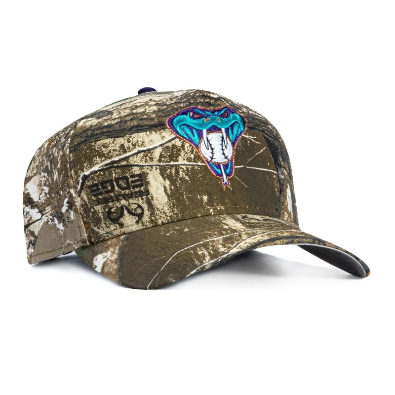 New Era 9Forty A-Frame Arizona Diamondbacks Snakehead Snapback Hat - Realtree made by New Era