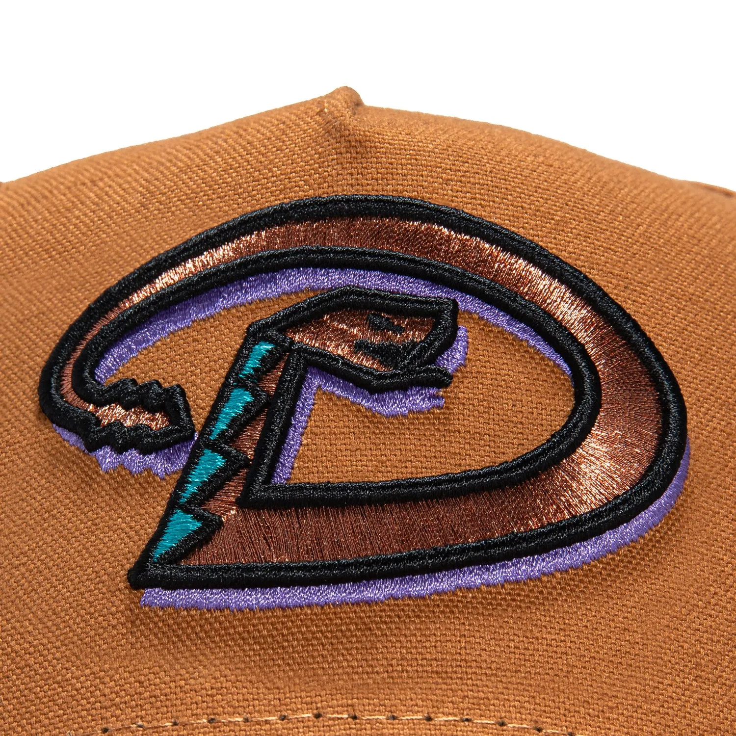 New Era 9Forty Arizona Diamondbacks 2001 World Series Patch Snapback Hat - Khaki sold by Hat Club product image thumbnail 3