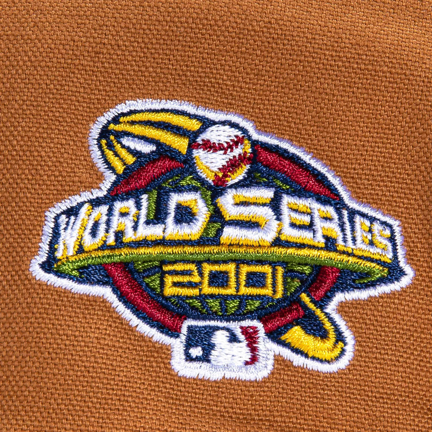 New Era 9Forty Arizona Diamondbacks 2001 World Series Patch Snapback Hat - Khaki sold by Hat Club product image thumbnail 4