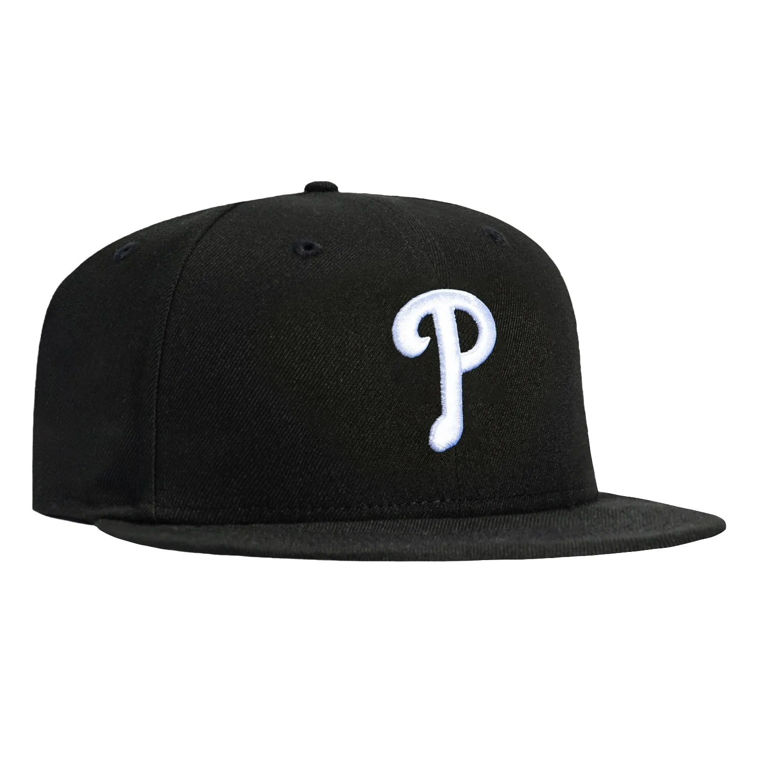 New Era 59Fifty Philadelphia Phillies Hat - Black, White sold by Hat Club