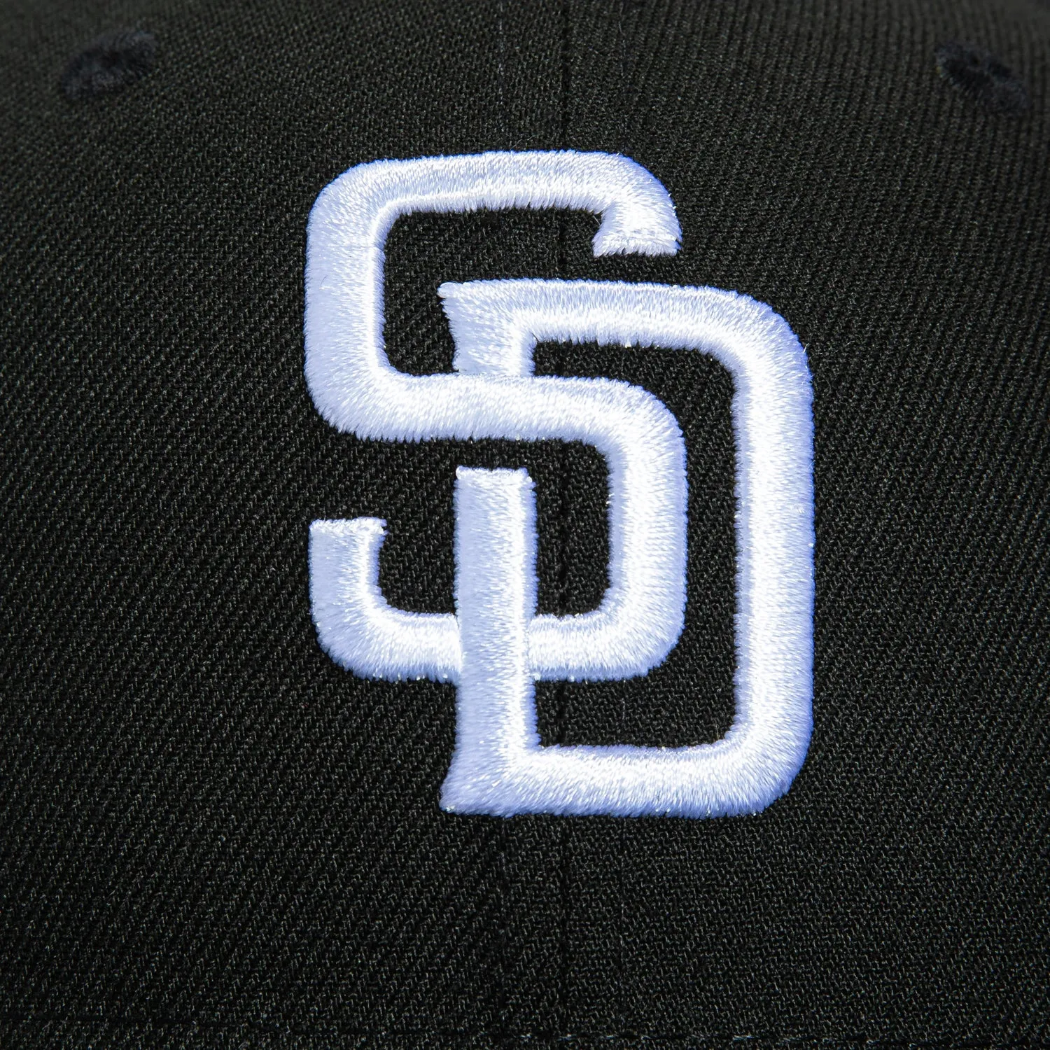 New Era 59Fifty San Diego Padres Hat - Black, White sold by Hat Club product image thumbnail 4