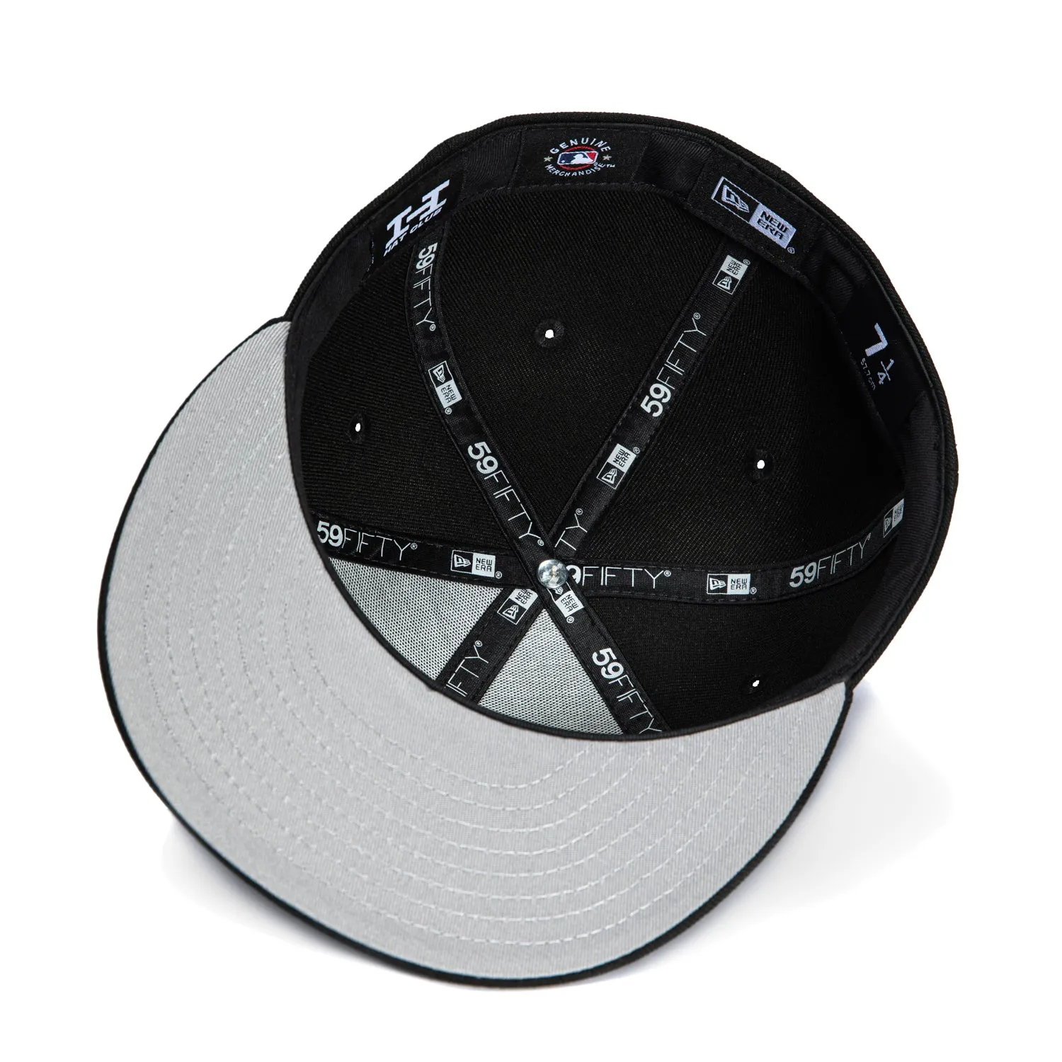 New Era 59Fifty San Diego Padres Hat - Black, White sold by Hat Club product image thumbnail 2