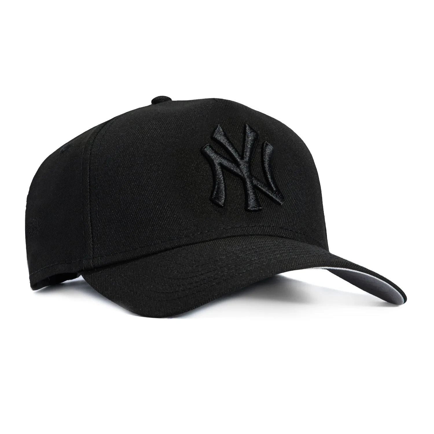 New Era 9Forty A-Frame New York Yankees Snapback Hat - Black, Black sold by Hat Club