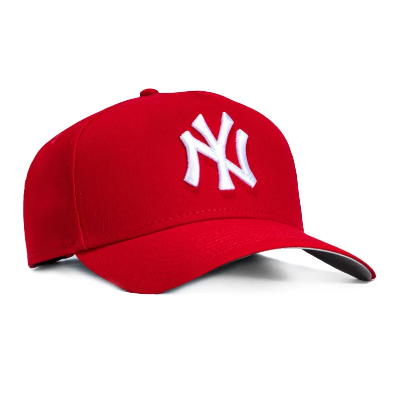 New Era 9Forty A-Frame New York Yankees Snapback Hat - Red, White sold by Hat Club