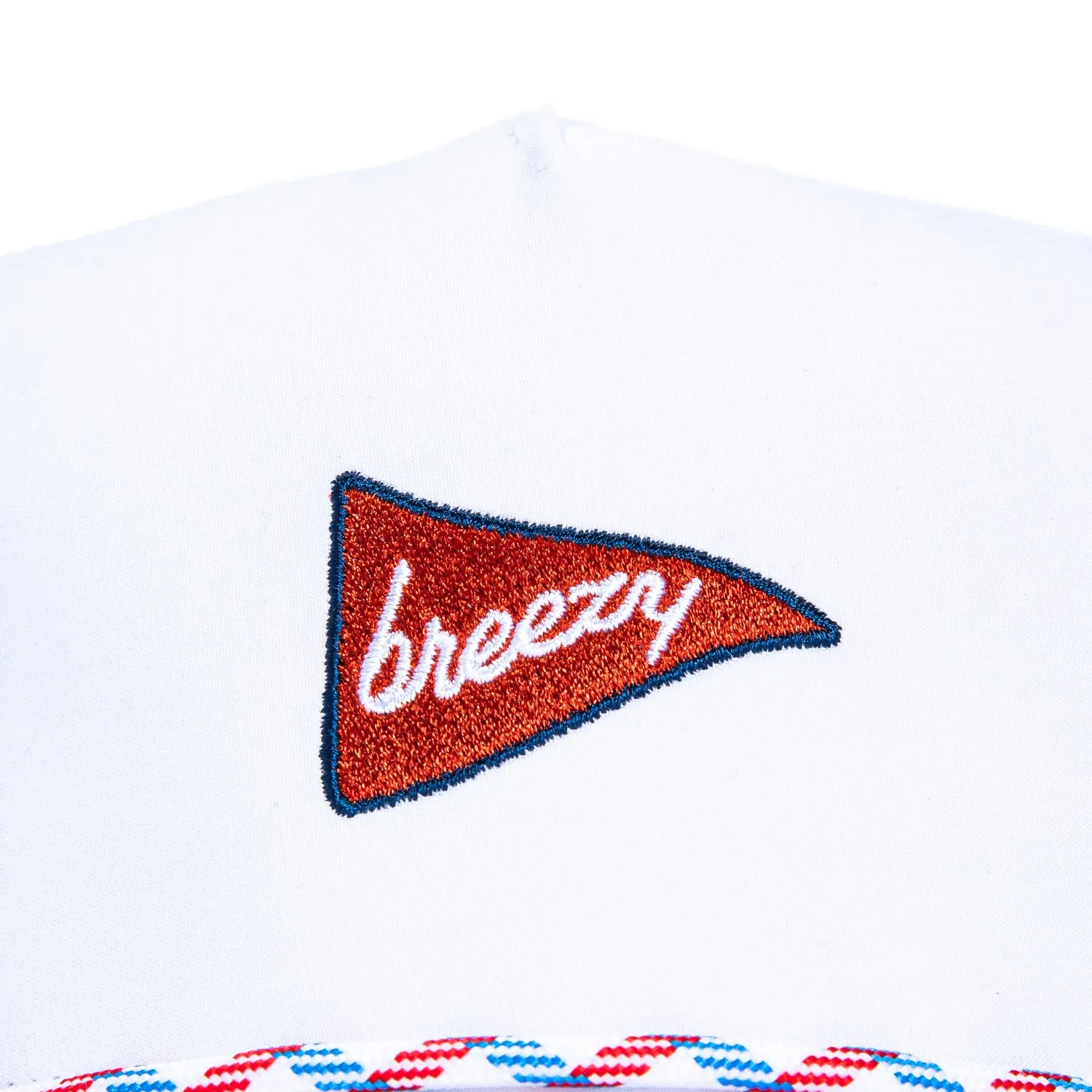 Breezy Golf Flag Rope Snapback Hat - White sold by Hat Club product image thumbnail 3