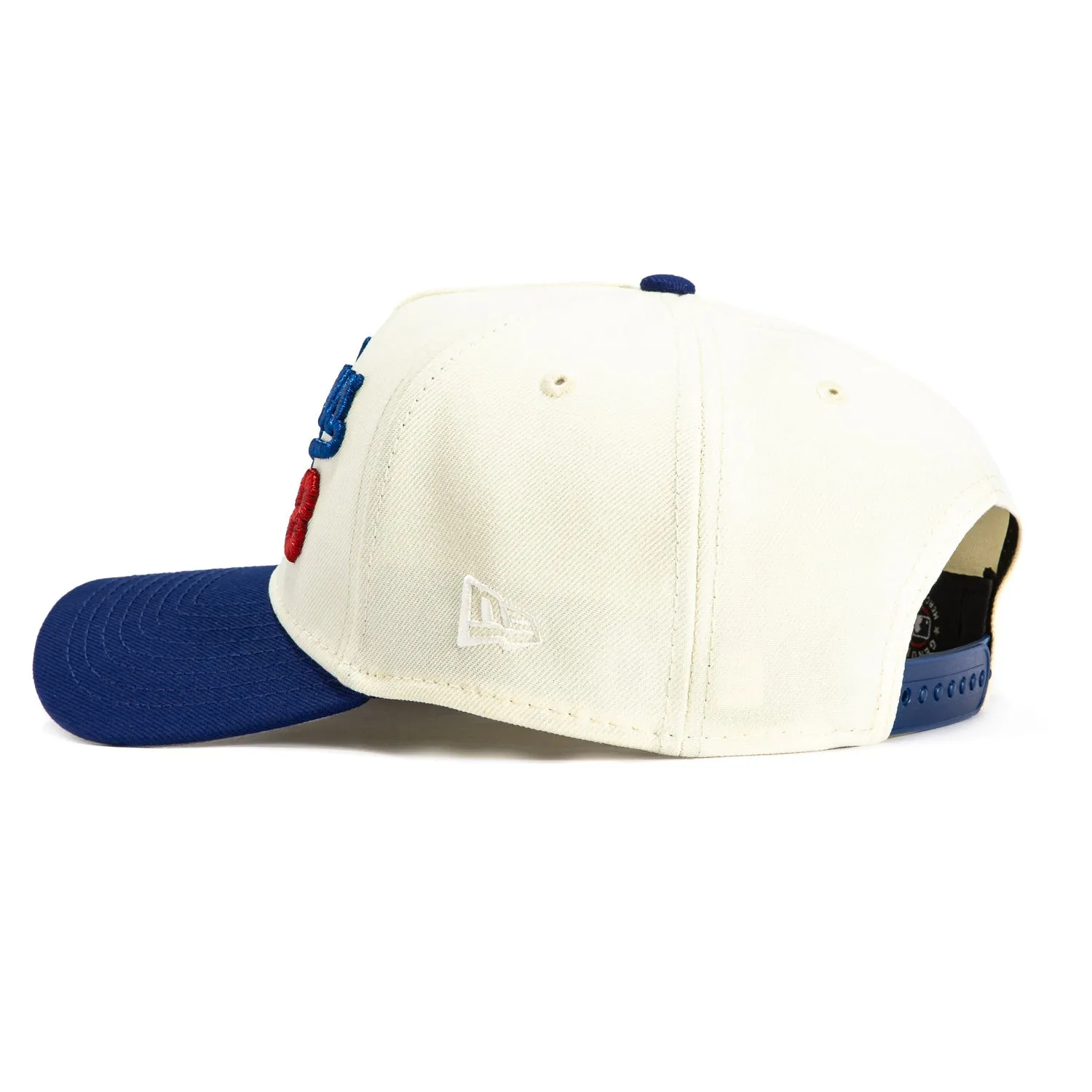 New Era 9Forty A-Frame Los Angeles Dodgers Script 8 Snapback Hat - White, Royal sold by Hat Club product image thumbnail 2