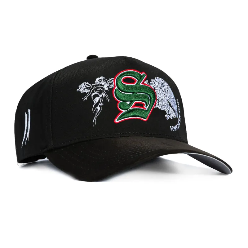 Sworn To Us Estados Unidos Mexicanos Snapback Hat - Black made by Hat Club