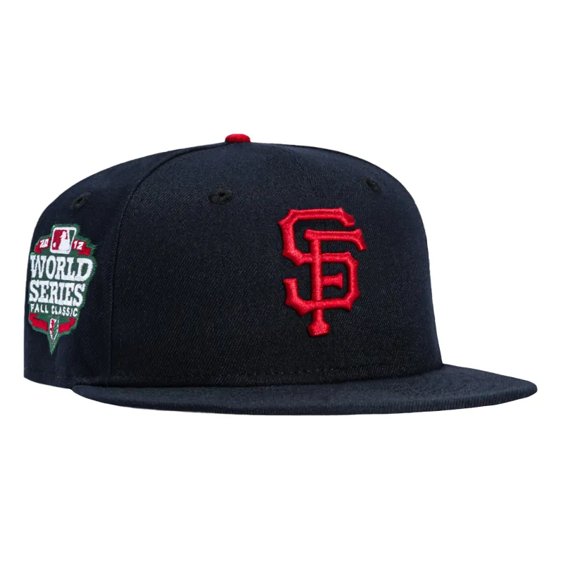 New Era 59Fifty San Francisco Giants 2012 World Series Patch Hat - Navy, Red sold by Hat Club