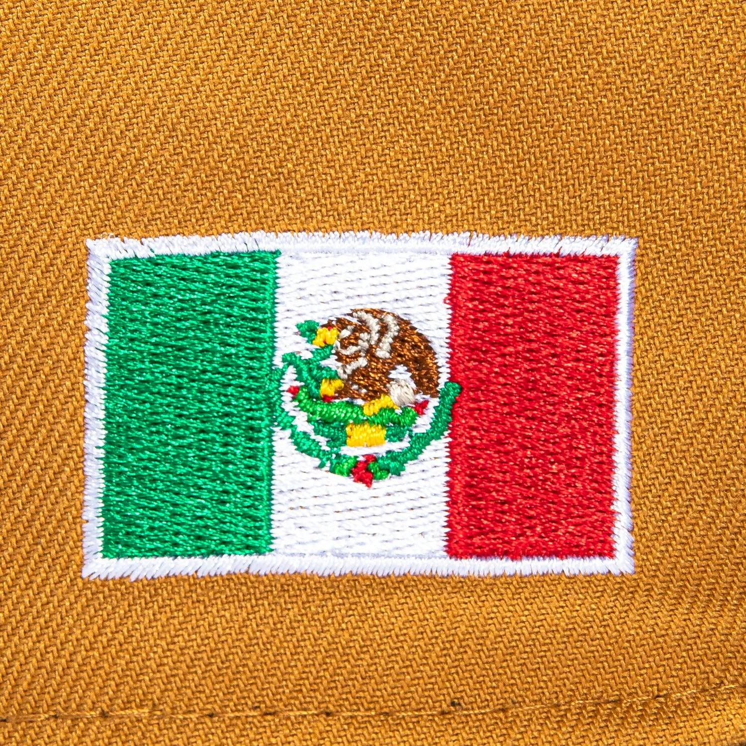 New Era 59Fifty Mexico Mexican Flag Patch Ransom Hat - Khaki, Green sold by Hat Club product image thumbnail 5