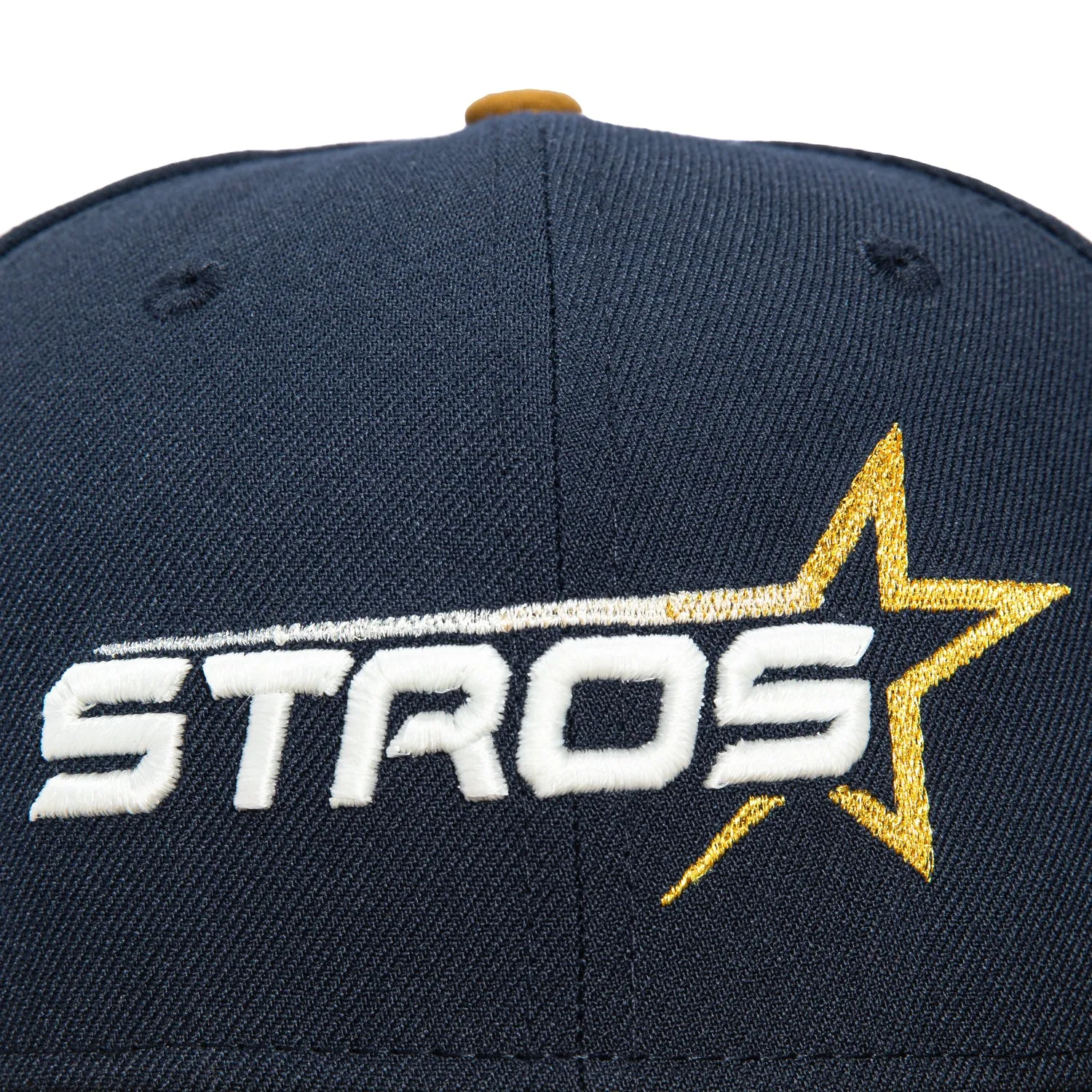 New Era 59Fifty Houston Astros Logo Patch Stros Word Hat - Navy, Gold sold by Hat Club product image thumbnail 4