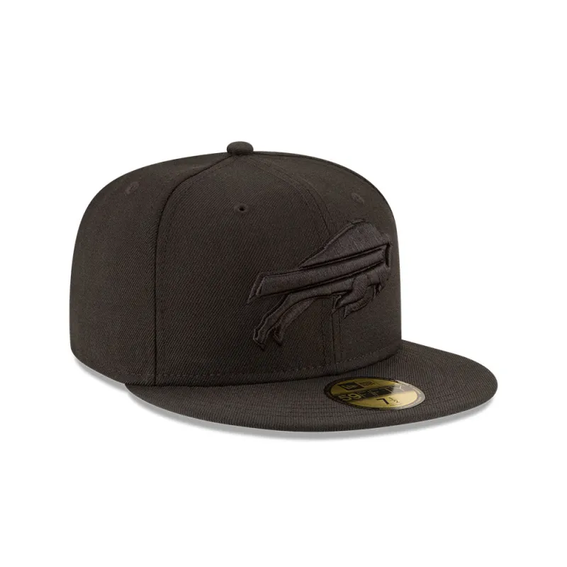 New Era 59Fifty Buffalo Bills Hat - Black, Black sold by Hat Club