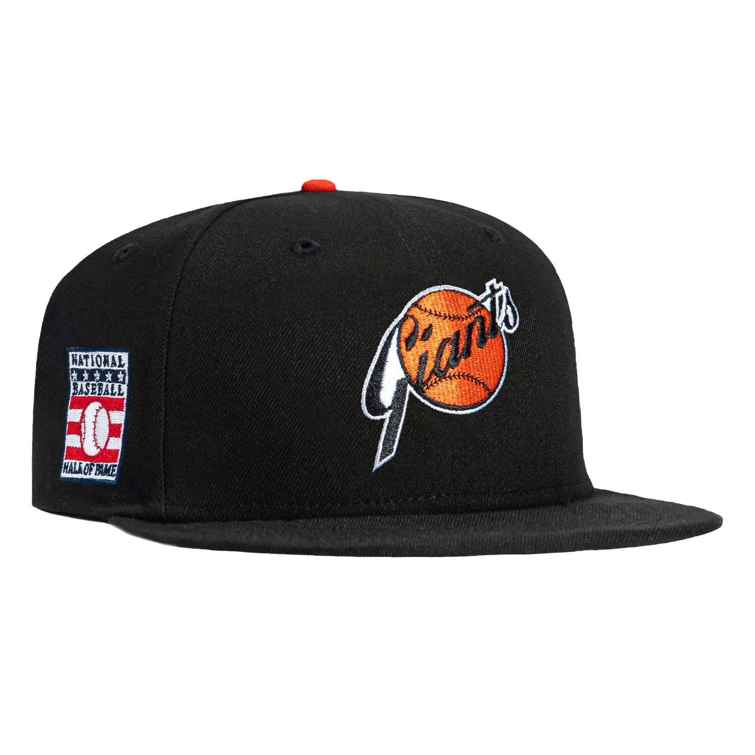 New Era 59Fifty San Francisco Giants National Baseball Hall of Fame Patch Hat - Black sold by Hat Club