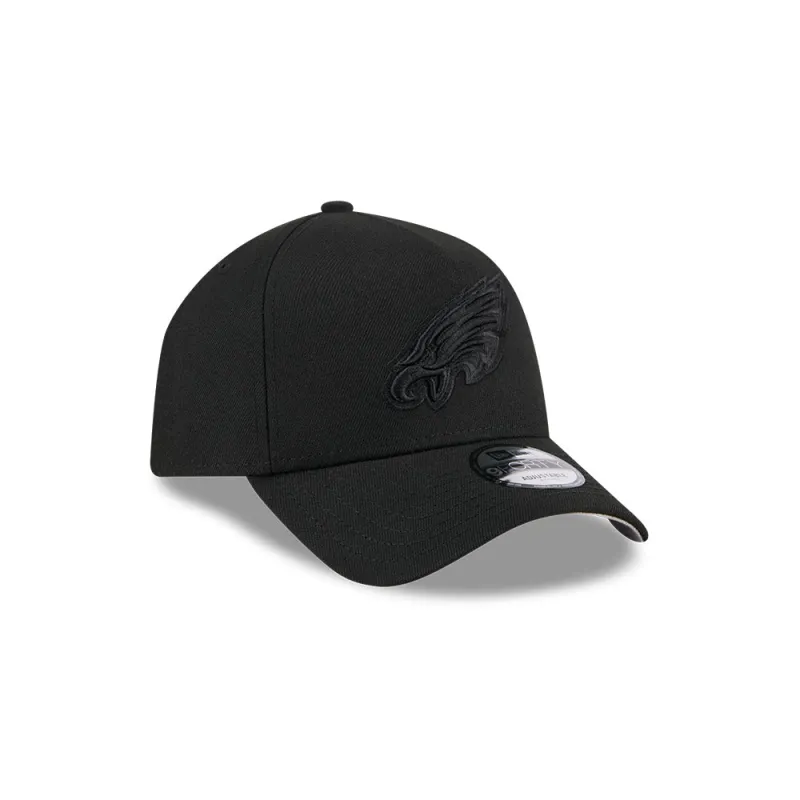 New Era 9Forty A-Frame Philadelphia Eagles Snapback Hat - Black, Black sold by Hat Club