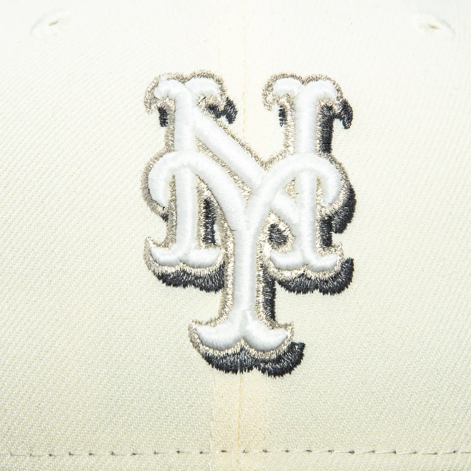 New Era 59Fifty TV Static New York Mets 2013 All Star Game Patch Glow in the Dark Hat - White, Black sold by Hat Club product image thumbnail 4