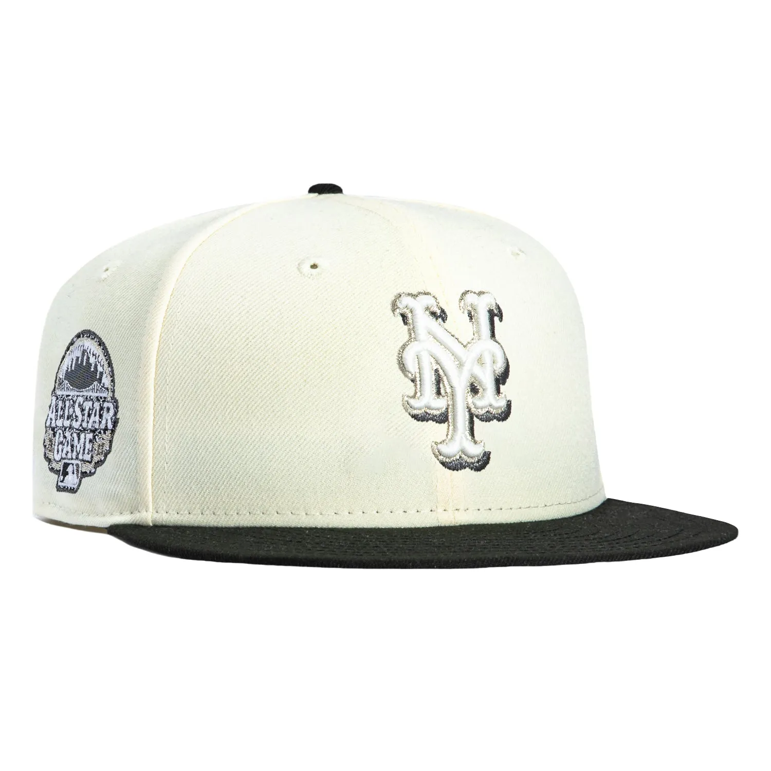 New Era 59Fifty TV Static New York Mets 2013 All Star Game Patch Glow in the Dark Hat - White, Black sold by Hat Club