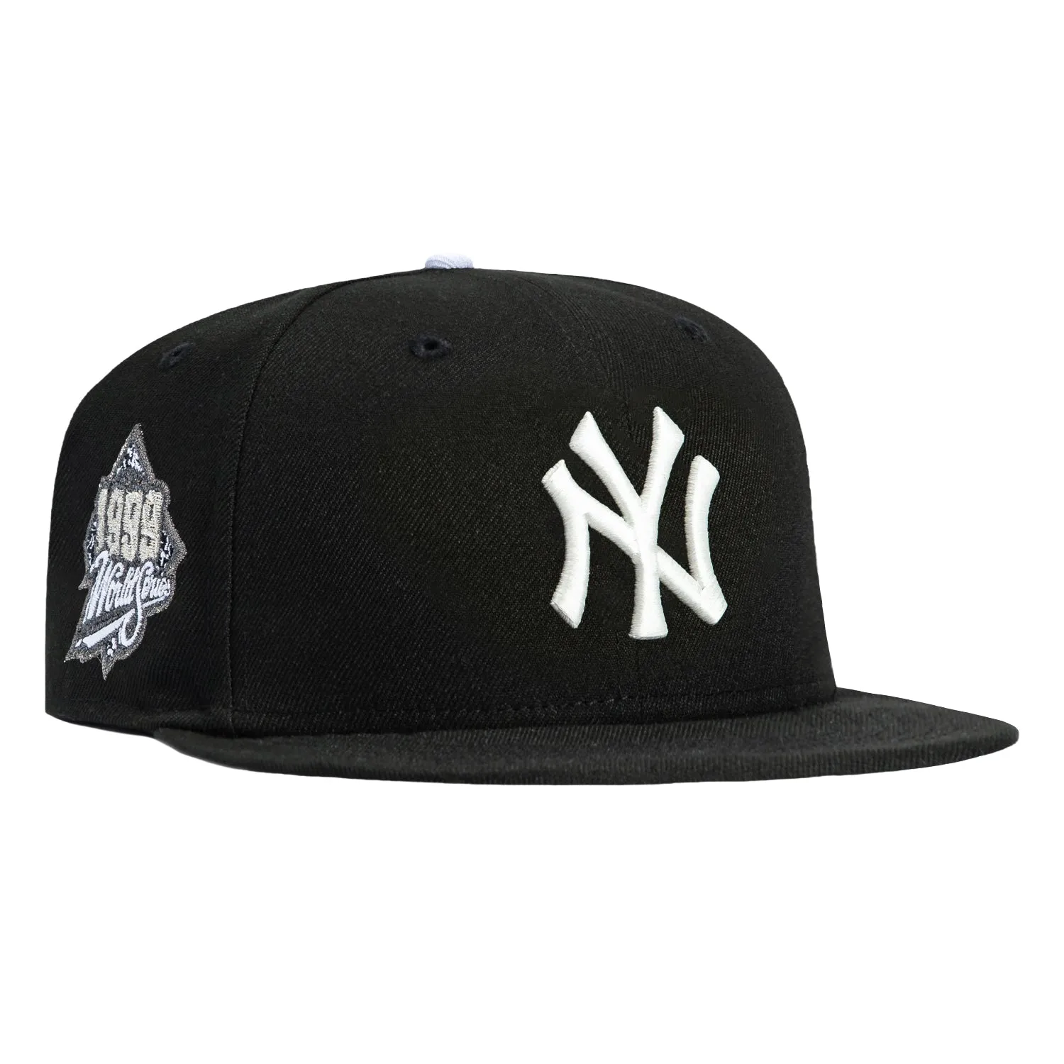 New Era 59Fifty TV Static New York Yankees 1999 World Series Patch Glow in the Dark Hat - Black sold by Hat Club