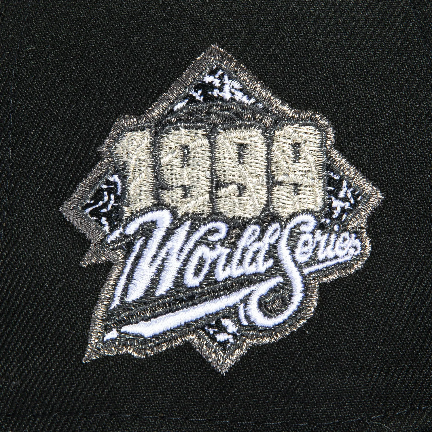 New Era 59Fifty TV Static New York Yankees 1999 World Series Patch Glow in the Dark Hat - Black sold by Hat Club product image thumbnail 5
