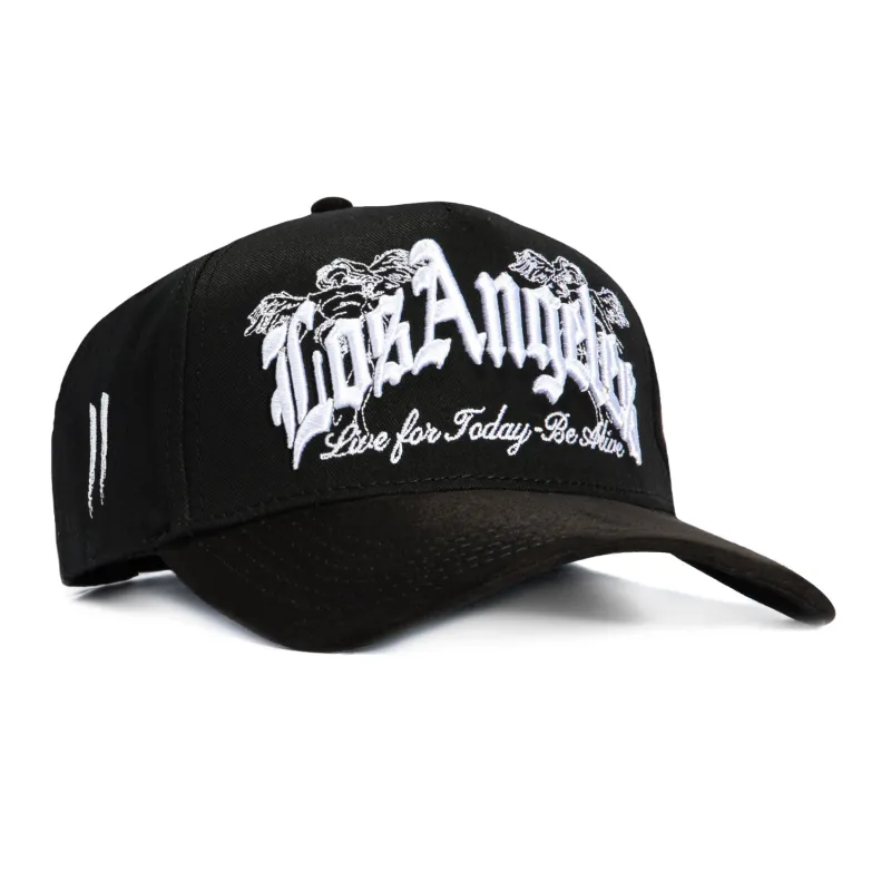 Sworn To Us Hometown Snapback Hat - Black made by Hat Club