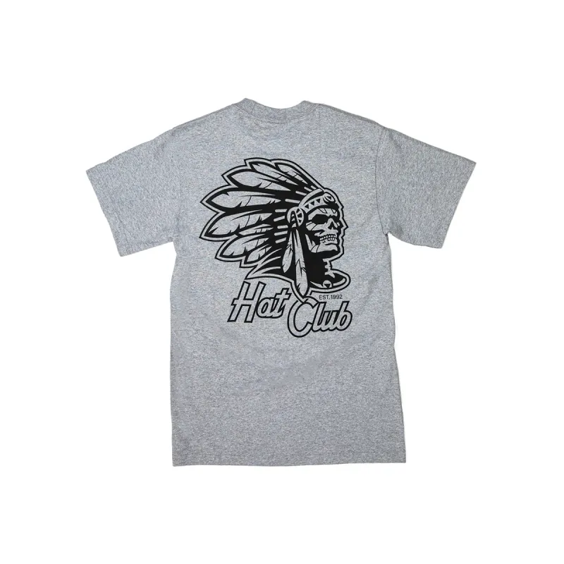 Hat Club Skull Chief Tee - Heather Grey sold by Hat Club