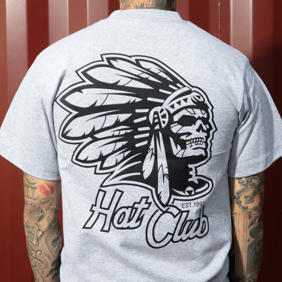 Hat Club Skull Chief Tee - Heather Grey sold by Hat Club product image thumbnail 2