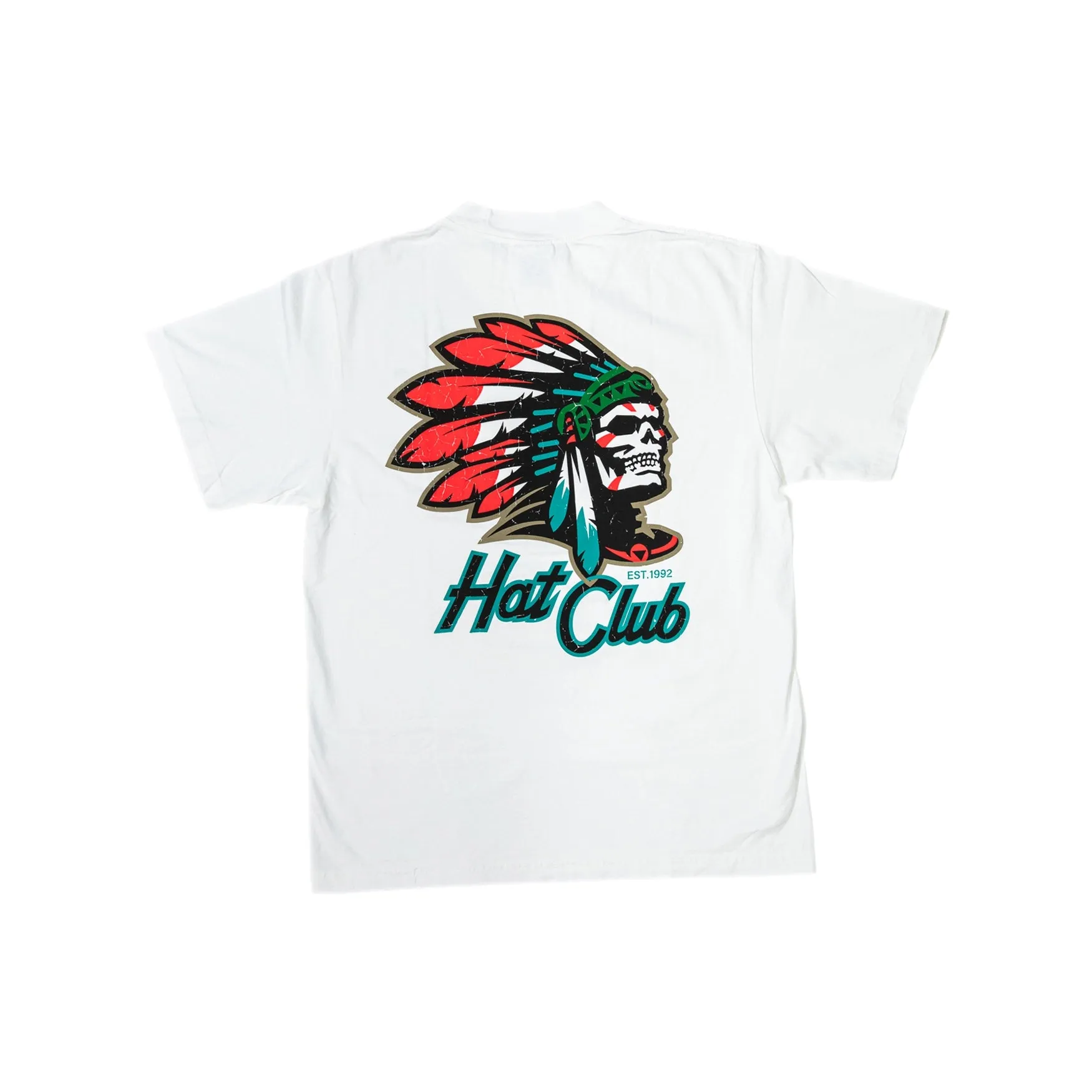 Hat Club Skull Chief Tee - White sold by Hat Club
