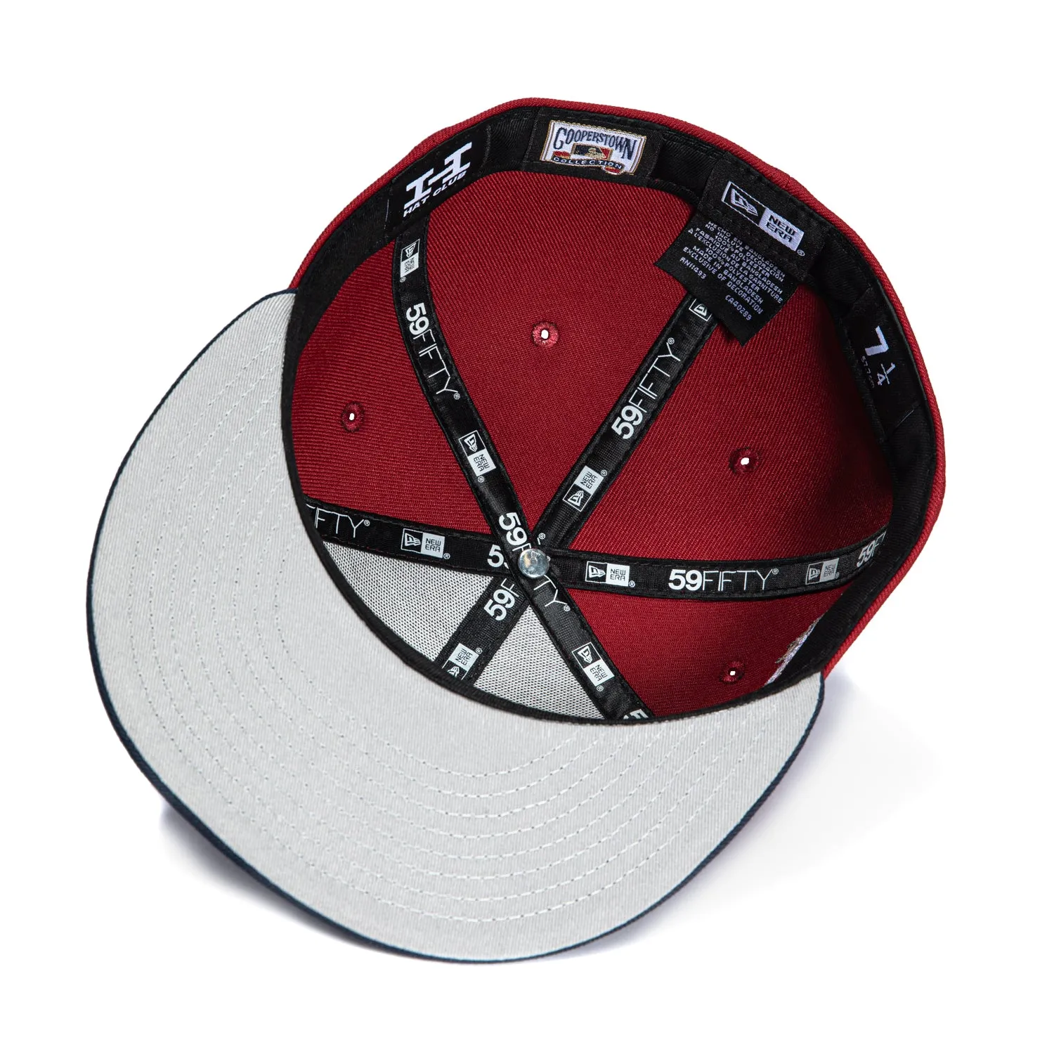 New Era 59Fifty Metallics New York Yankees 1949 World Series Patch Hat - Brick, Light Navy sold by Hat Club product image thumbnail 2