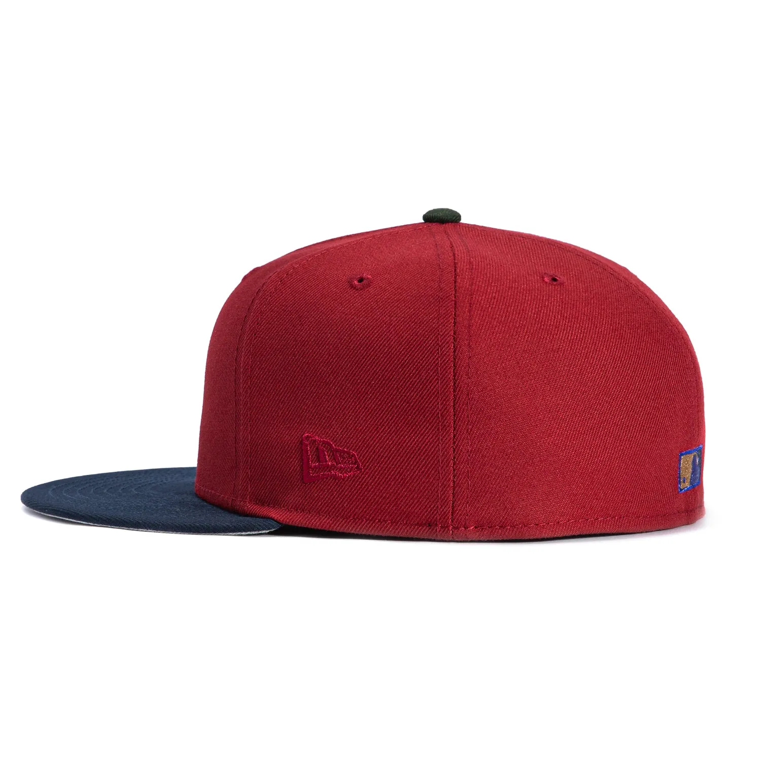 New Era 59Fifty Metallics New York Yankees 1949 World Series Patch Hat - Brick, Light Navy sold by Hat Club product image thumbnail 3
