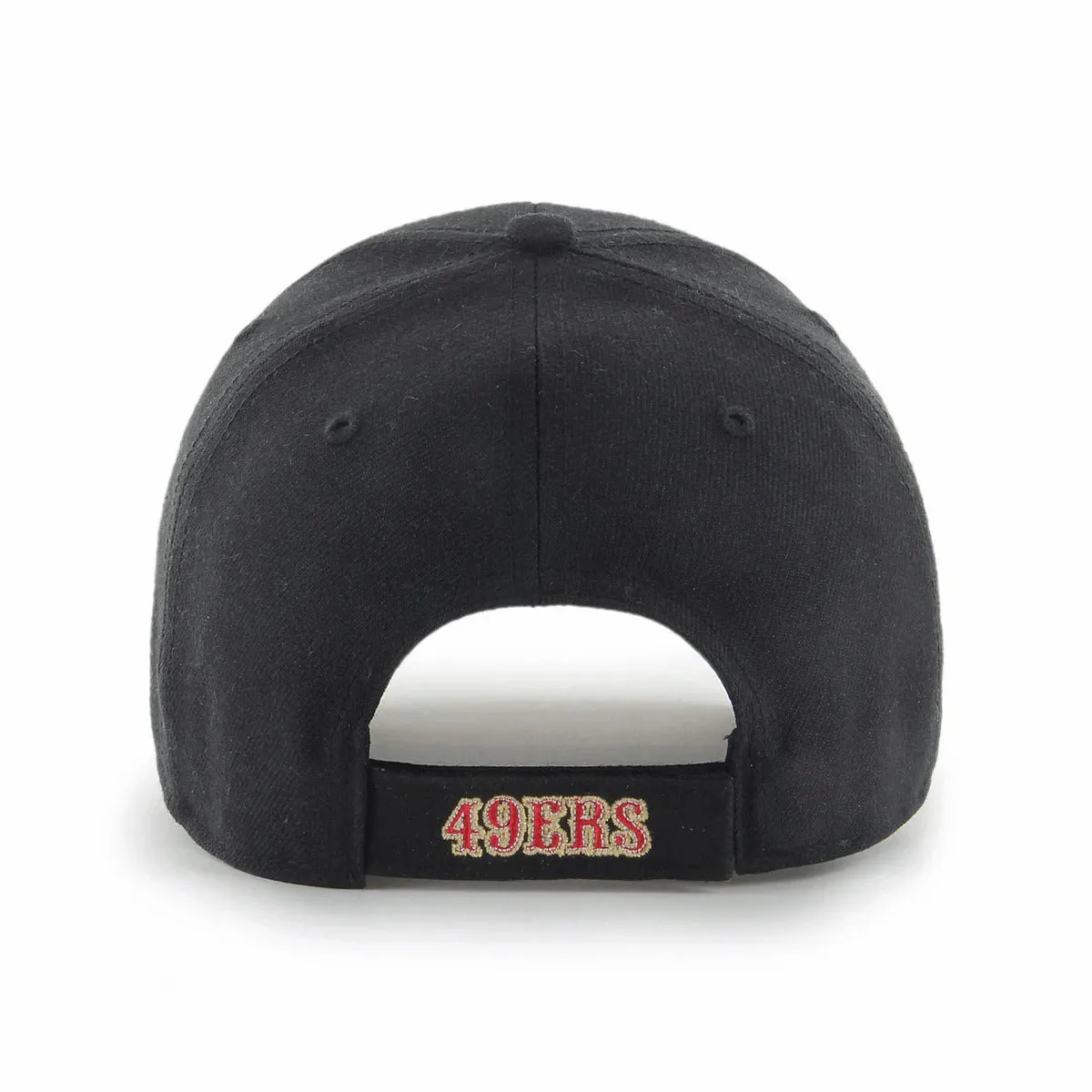 47 Brand San Francisco 49ers otc MVP Adjustable Velcro Hat - Black sold by Hat Club product image thumbnail 4