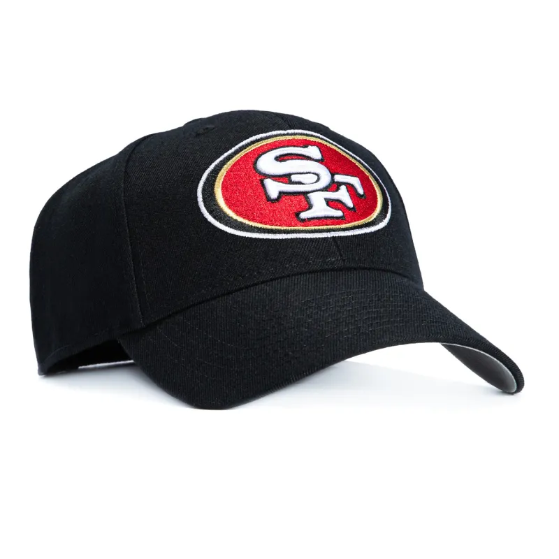 47 Brand San Francisco 49ers otc MVP Adjustable Velcro Hat - Black made by 47