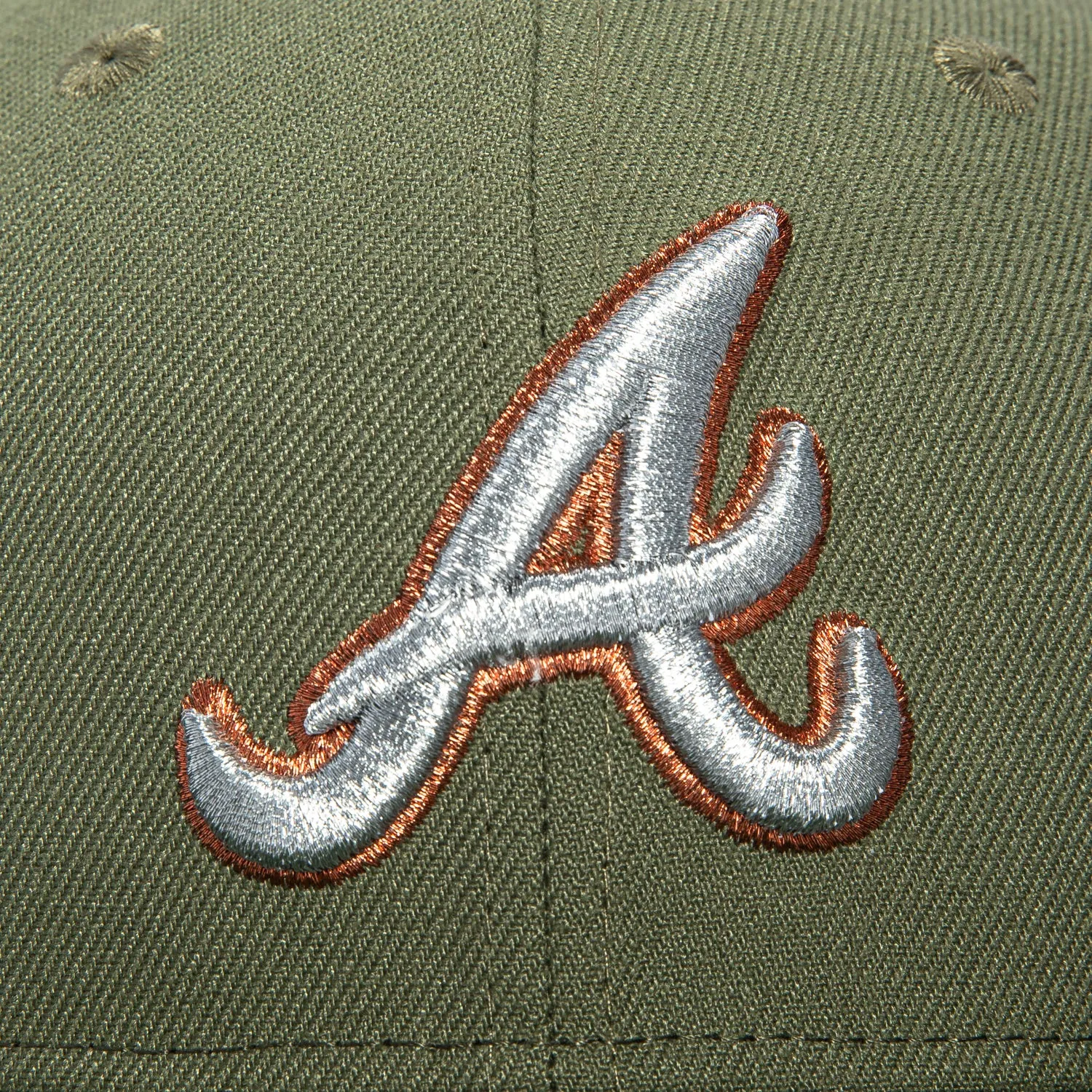 New Era 59Fifty Atlanta Braves 1999 World Series Patch Hat - Olive, Green sold by Hat Club product image thumbnail 4