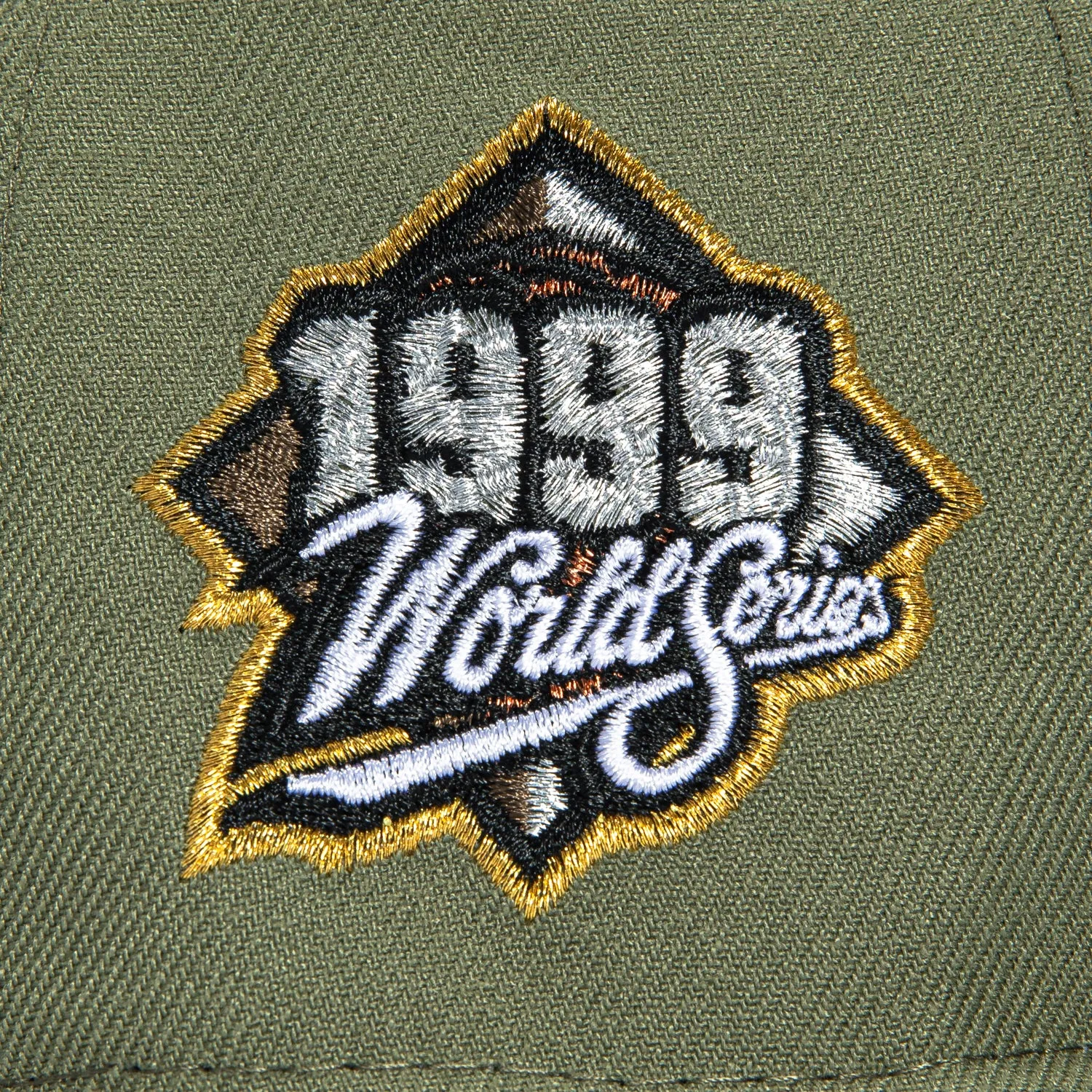 New Era 59Fifty Atlanta Braves 1999 World Series Patch Hat - Olive, Green sold by Hat Club product image thumbnail 5