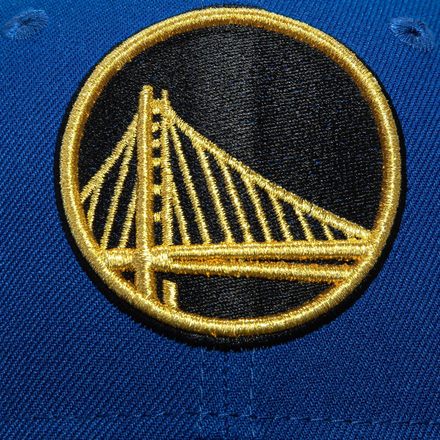New Era 59Fifty Side Script Golden State Warriors Script Patch Hat - Royal, Black sold by Hat Club product image thumbnail 4