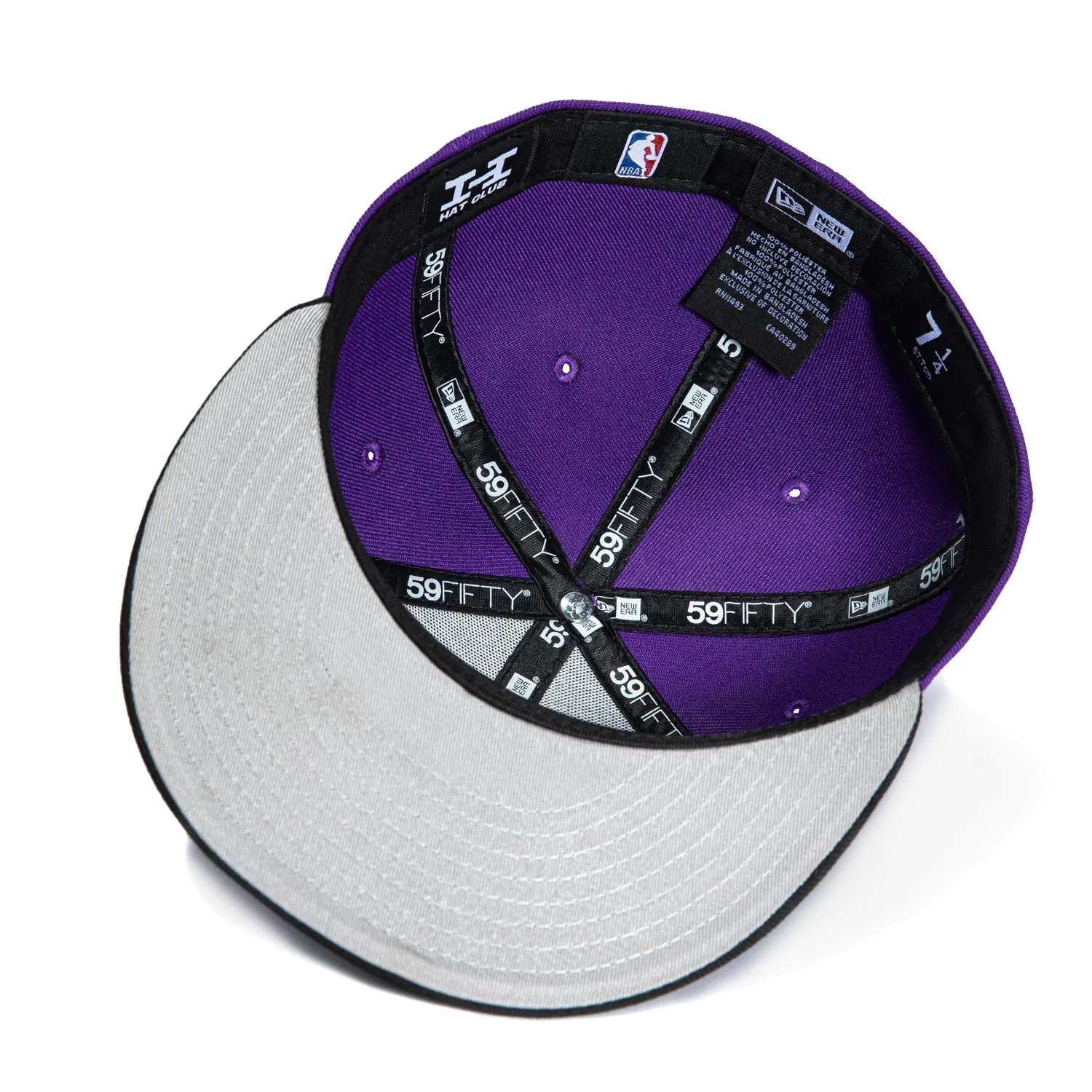 New Era 59Fifty Side Script Los Angeles Lakers Script Patch Hat - Purple, Black sold by Hat Club product image thumbnail 2