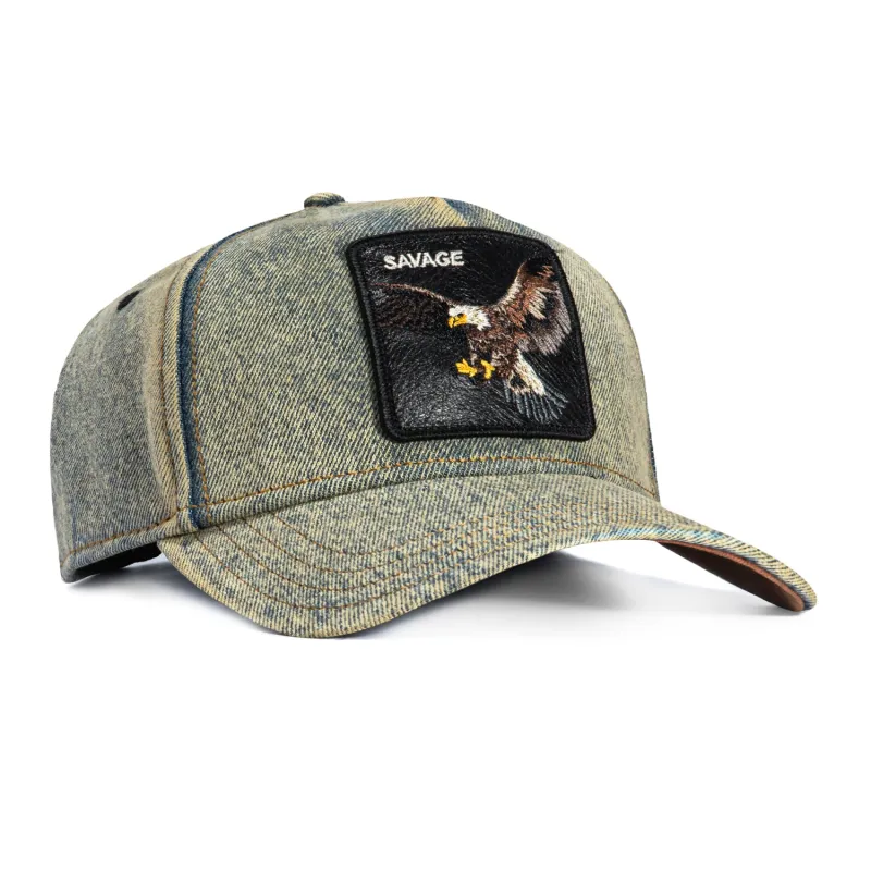 Goorin Bros Frequent Flyer Savage Adjustable Hat - Denim sold by Hat Club