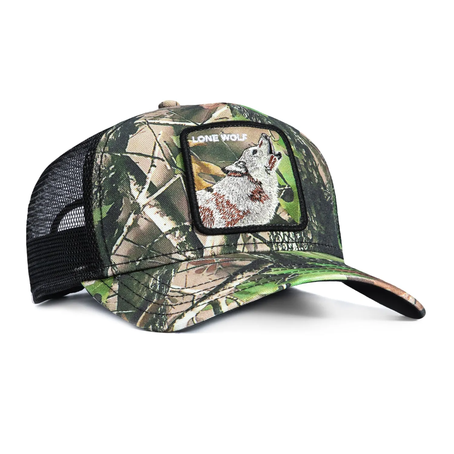 Goorin Bros Camouflage Lone Wolf Adjustable Snapback Trucker Hat - Camo sold by Hat Club